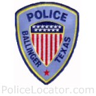 Ballinger Police Department Patch
