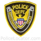 Breckenridge Police Department Patch