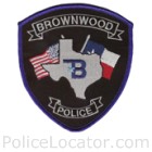 Brownwood Police Department Patch