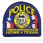 Howe Police Department Patch