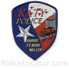 Katy Police Department Patch