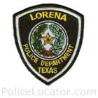 Lorena Police Department Patch