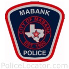 Mabank Police Department Patch