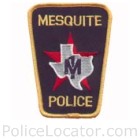 Mesquite Police Department Patch