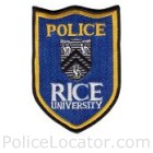Rice University Police Department Patch