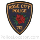 Rose City Police Department Patch