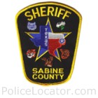 Sabine County Sheriff's Office Patch