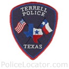 Terrell Police Department Patch