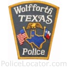 Wolfforth Police Department Patch