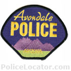 Avondale Police Department Patch
