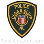 Cedar Bluff Police Department Patch