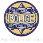 Forest Park Police Department Patch