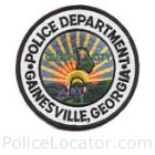 Gainesville Police Department Patch