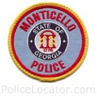 Monticello Police Department Patch