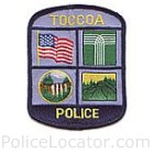 Toccoa Police Department Patch