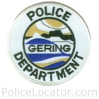 Gering Police Department Patch