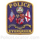 Evergreen Police Department Patch