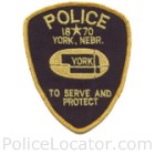 York Police Department Patch