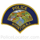 Boonton Police Department Patch