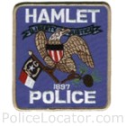 Hamlet Police Department Patch