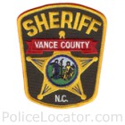 Vance County Sheriff's Office Patch