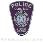 Clio Police Department Patch