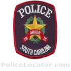 Greer Police Department Patch