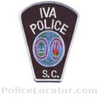 Iva Police Department Patch