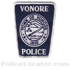 Vonore Police Department Patch