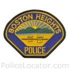 Boston Heights Police Department Patch