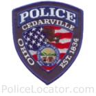 Cedarville Police Department Patch