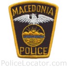 Macedonia Police Department Patch
