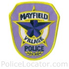 Mayfield Village Police Department Patch