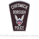 Cheswick Police Department Patch