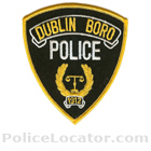 Dublin Borough Police Department Patch