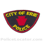 Erie Police Department Patch