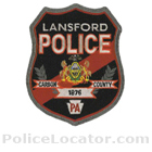 Lansford Police Department Patch