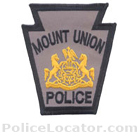 Mount Union Borough Police Department Patch