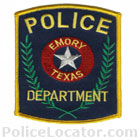 Emory Police Department Patch