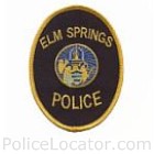 Elm Springs Police Department Patch