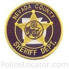 Nevada County Sheriff's Department Patch