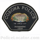 Corona Police Department Patch