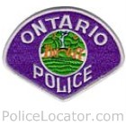 Ontario Police Department Patch