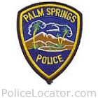 Palm Springs Police Department Patch