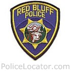 Red Bluff Police Department Patch