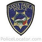 Santa Paula Police Department Patch