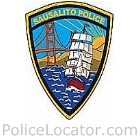 Sausalito Police Department Patch