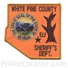 White Pine County Sheriff's Department Patch