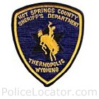 Hot Springs County Sheriff's Department Patch