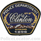 Clinton City Police Department Patch